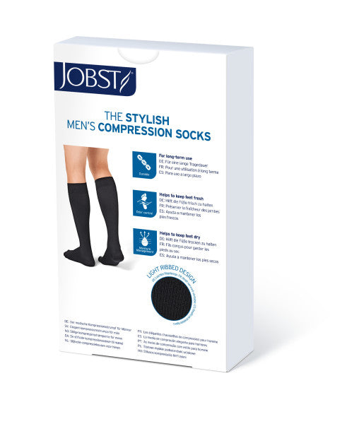 Load image into Gallery viewer, JOBST forMen Knee High, 20-30 mmHg Closed or Open Toe