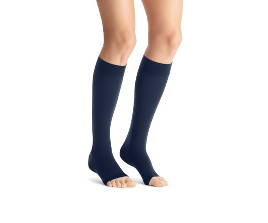 JOBST Maternity Opaque Knee High Compression Stockings, 15-20 mmHg, Open Toe