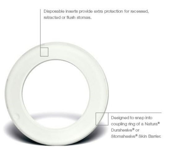 Load image into Gallery viewer, ConvaTec SUR-FIT Natura™ Two-Piece Disposable Convex Inserts, Box of 5