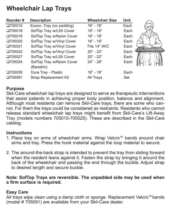 Load image into Gallery viewer, SkiL-Care SofTop Wheelchair Tray