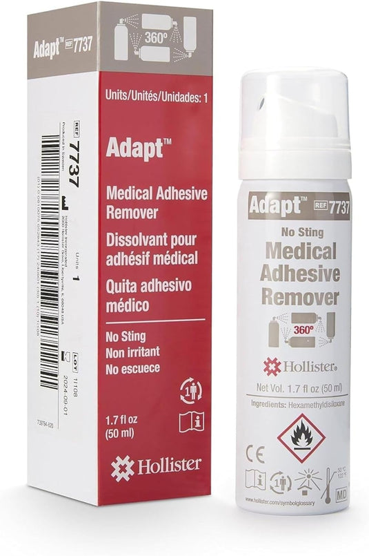 Hollister 7737 Adapt Medical Adhesive Remover Spray, 1.7 oz