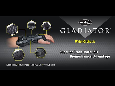 Load and play video in Gallery viewer, Comfort Cool Gladiator Wrist & Thumb Orthosis