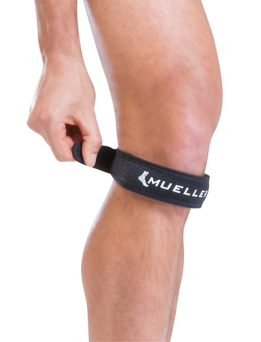 Load image into Gallery viewer, Mueller Jumper's Knee Strap Black, OSFM