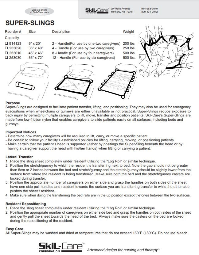 Load image into Gallery viewer, SkiL-Care Super Sling 2-Handles