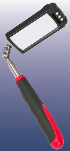 Load image into Gallery viewer, Kinsman Enterprises Telescopic Mirror with LED Lights