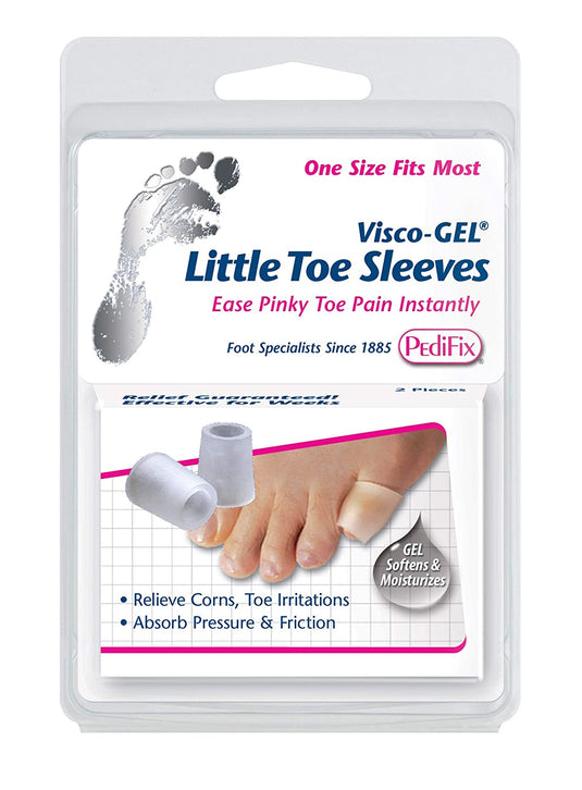 Pedifix Visco-GEL Little Toe Sleeves, OSFM - 2 Per Package