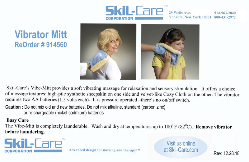 Load image into Gallery viewer, SkiL-Care Vibrator Mitt