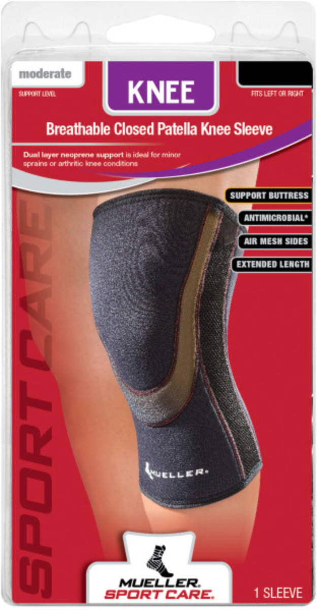 Load image into Gallery viewer, Mueller Breathable Closed Patella Knee Sleeve