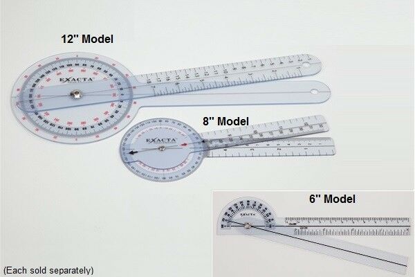 Load image into Gallery viewer, North Coast Medical Exacta Goniometer - 6 inch, 8 inch or 12 inch models