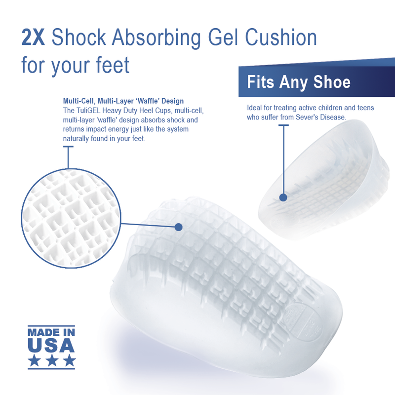 Load image into Gallery viewer, Medi-Dyne Tuli's Heavy Duty GEL Heel Cups
