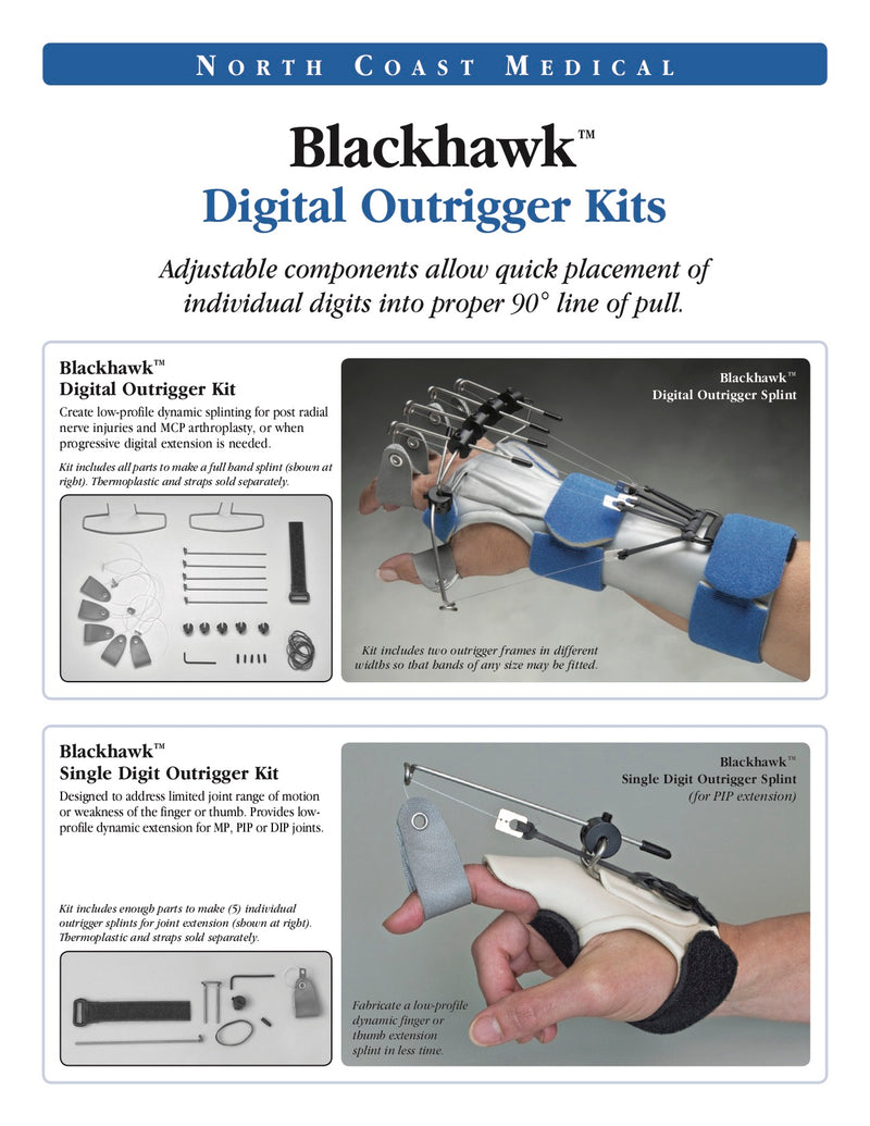 Load image into Gallery viewer, North Coast Medical Blackhawk Digital Outrigger Kit and Replacement Parts