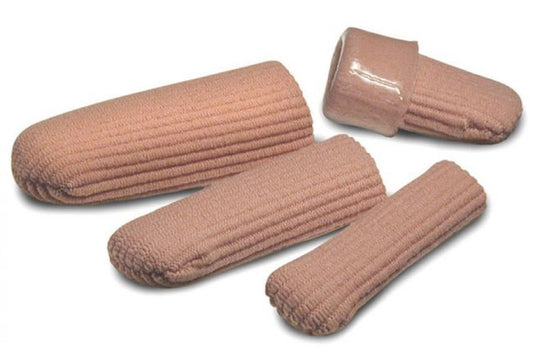 Pedifix Visco-GEL Ribbed Digital Caps, Package of 6