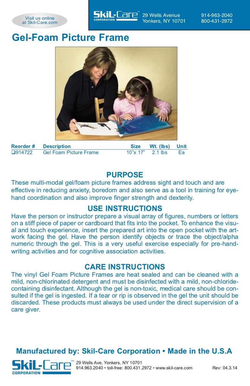 Load image into Gallery viewer, SkiL-Care Gel-Foam Picture Frame