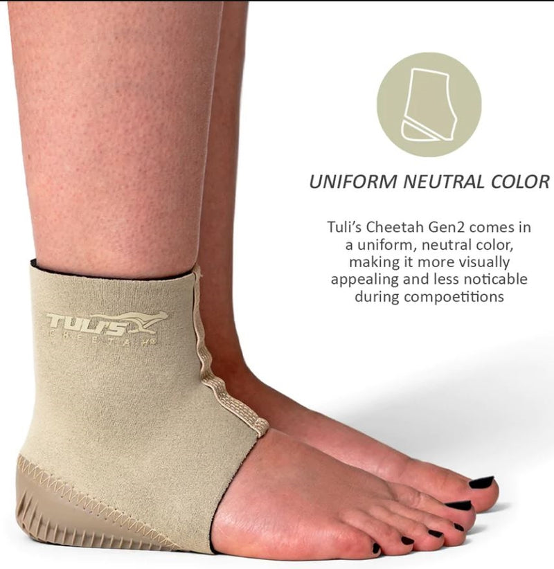 Load image into Gallery viewer, Tuli's® Cheetah® Gen2™ Heel Cup With Compression Sleeve (Fitted Youth)
