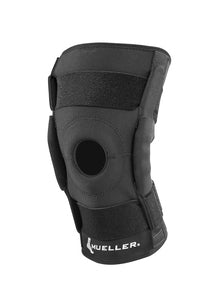 Load image into Gallery viewer, Mueller Hinged Wraparound Knee Brace, Black
