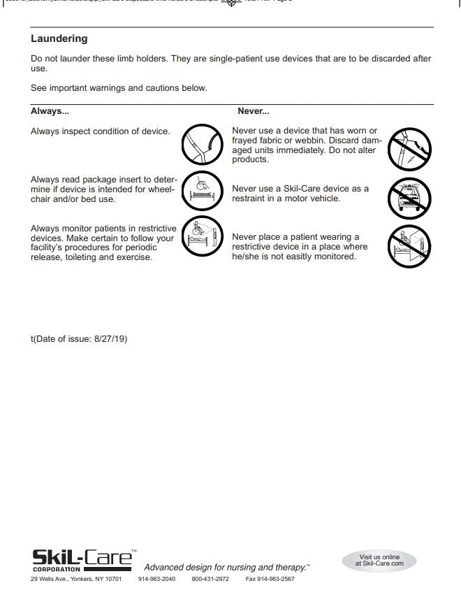 Load image into Gallery viewer, SkiL-Care Economy Foam Limb Holder