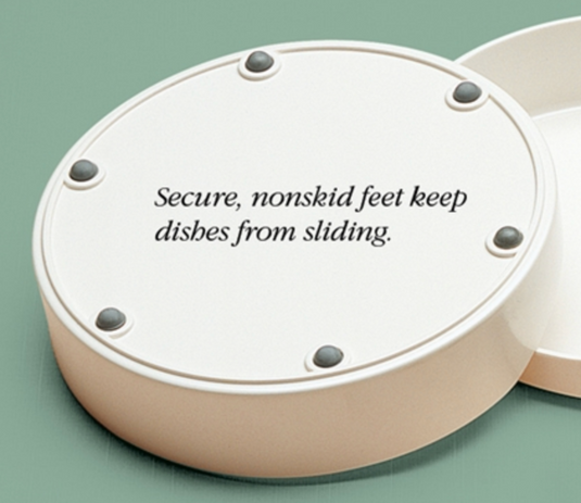 GripWare Partitioned Scoop Dish