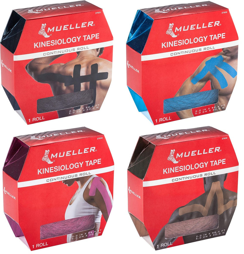 Load image into Gallery viewer, Mueller Kinesiology Tape, 2" X 98.4' continuous roll