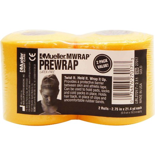 Mueller MWrap MultiPurpose PreWrap, 2 3/4" x 21.4 yds - 2-Pack Rolls