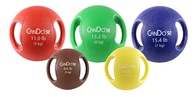 Load image into Gallery viewer, CanDo® Dual Handle Medicine Balls