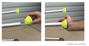 Load image into Gallery viewer, Walker Glides, Walker Glide Caps, Walker Slides, Rubber Tips, Green, 2 Count