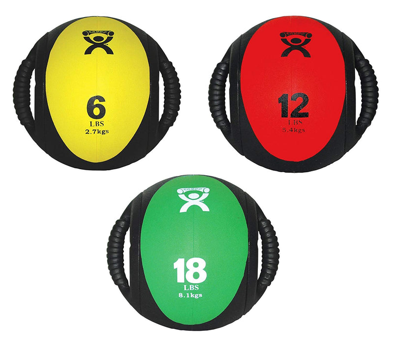 Load image into Gallery viewer, CanDo® Dual Handle Medicine Balls