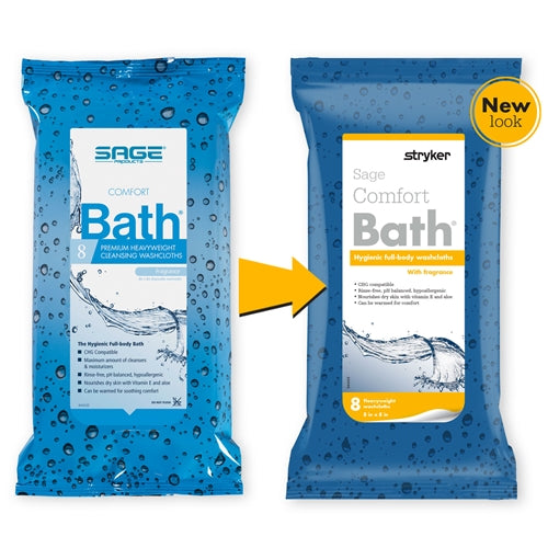 Comfort Bath Cleansing Washcloths, Heavyweight