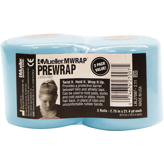 Mueller MWrap MultiPurpose PreWrap, 2 3/4" x 21.4 yds - 2-Pack Rolls