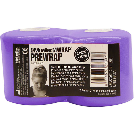 Mueller MWrap MultiPurpose PreWrap, 2 3/4" x 21.4 yds - 2-Pack Rolls