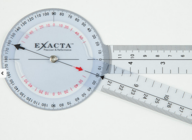 Load image into Gallery viewer, North Coast Medical Exacta Goniometer - 6 inch, 8 inch or 12 inch models