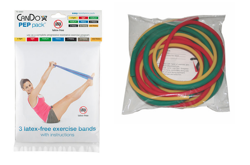 Load image into Gallery viewer, CanDo Latex-Free 3 Piece Low Powder Exercise Pep Pack