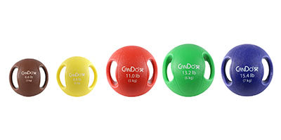 Load image into Gallery viewer, CanDo® Dual Handle Medicine Balls