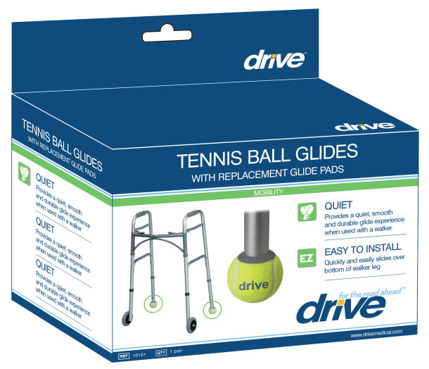 Load image into Gallery viewer, Drive Tennis Ball Glides with Replaceable Glide Pads
