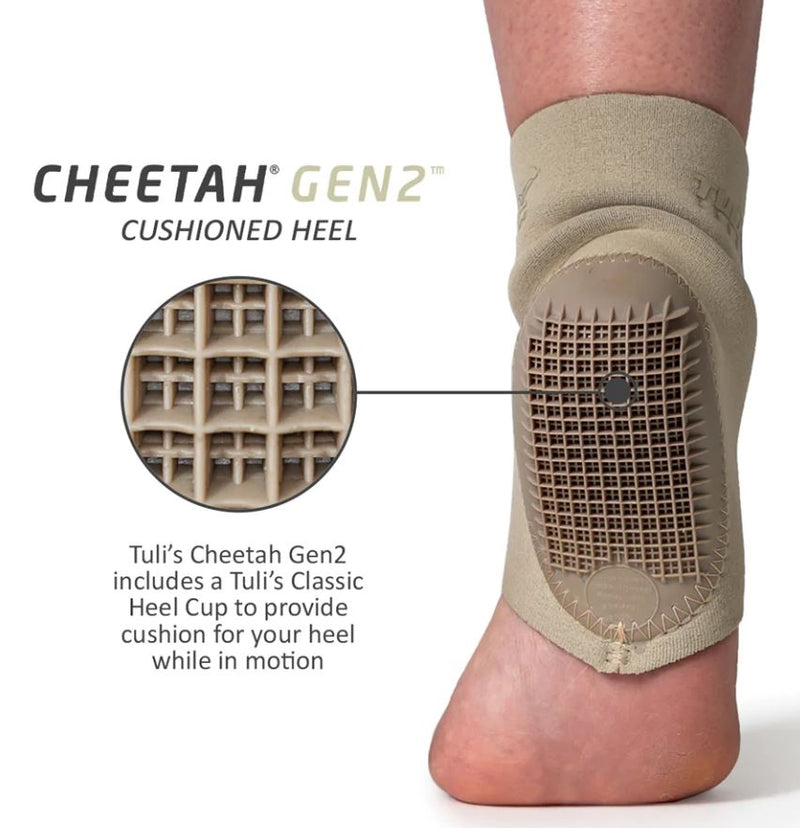 Load image into Gallery viewer, Tuli's® Cheetah® Gen2™ Heel Cup With Compression Sleeve (Fitted Youth)