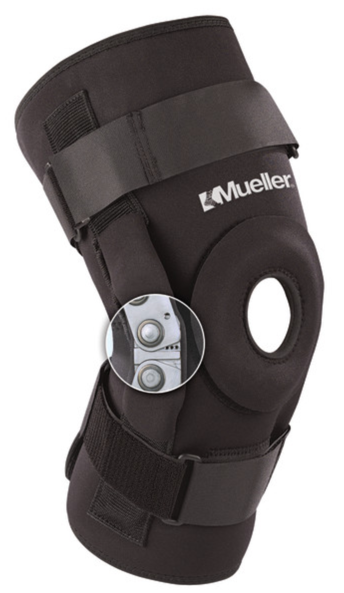Load image into Gallery viewer, Mueller PRO-LEVEL Triaxial Hinged Knee Brace Deluxe Medial/Lateral Support