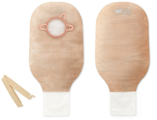 Hollister New Image 12in Two-Piece Drainable Ostomy Pouch - Clamp Closure, Filter