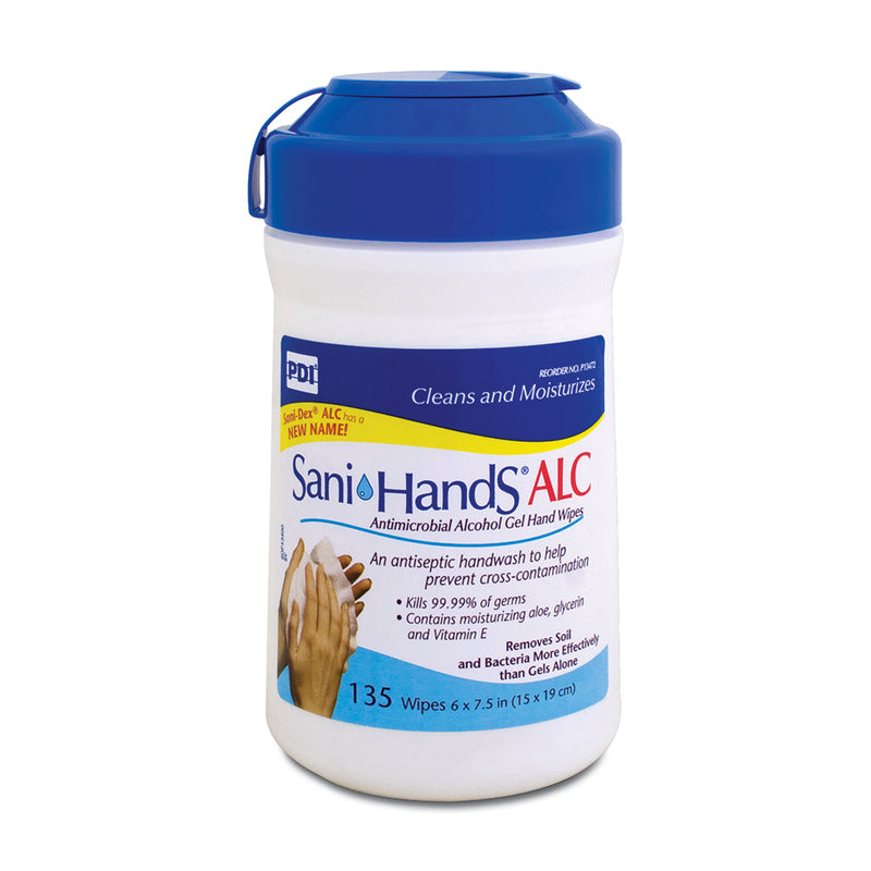 Load image into Gallery viewer, PDI Sani-Hands ALC Antimicrobial Alcohol Gel Hand Wipes 135 count