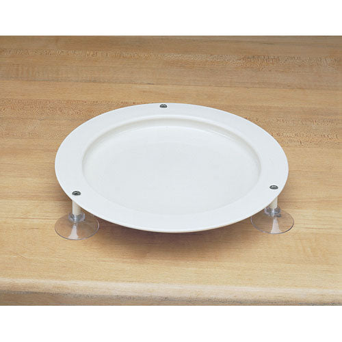 Load image into Gallery viewer, SP Ableware Inner-Lip Plate with Suction Cups - Sandstone