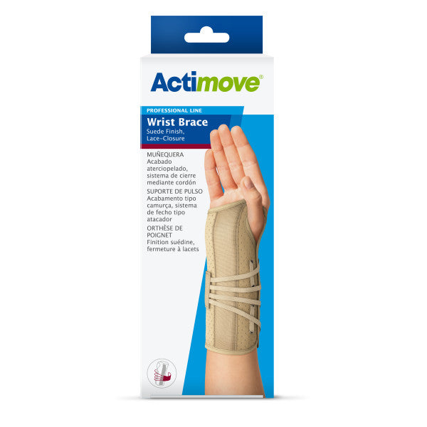 Load image into Gallery viewer, Actimove Wrist Brace Suede Finish, Beige or Black