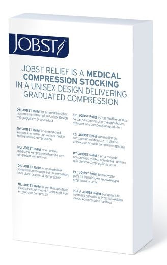 Load image into Gallery viewer, JOBST Relief Compression Stockings 30-40 mmHg Petite Waist High Closed Toe
