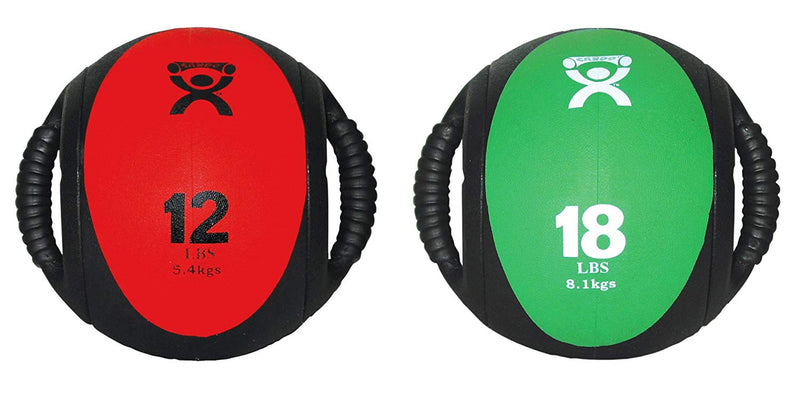 Load image into Gallery viewer, CanDo® Dual Handle Medicine Balls