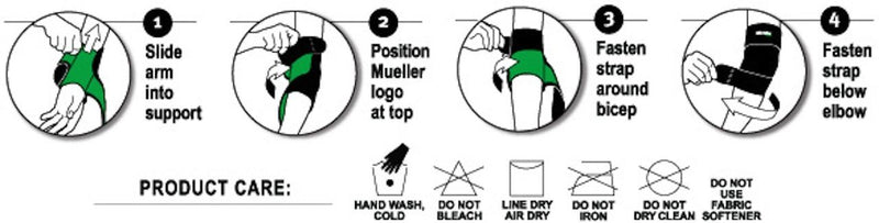 Load image into Gallery viewer, Mueller Green Adjustable Elbow Support