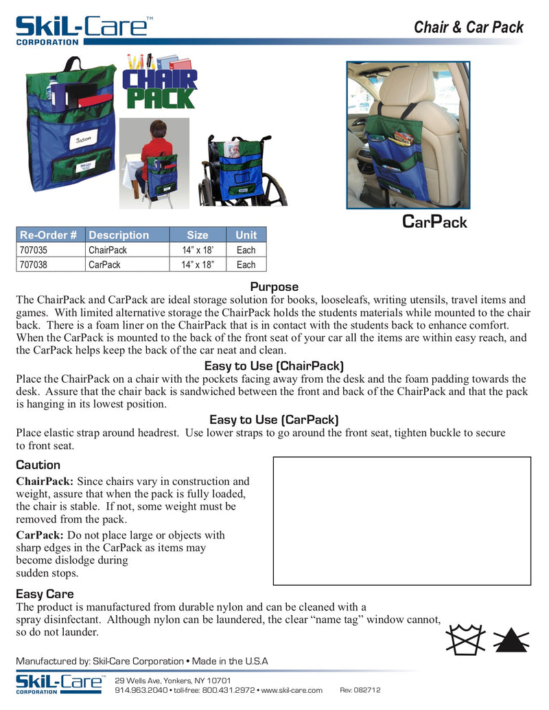 Load image into Gallery viewer, SkiL-Care CarPack