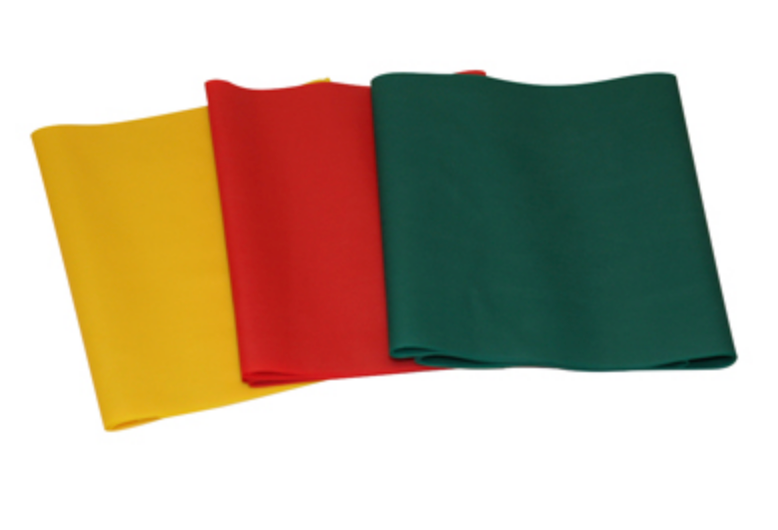 Load image into Gallery viewer, CanDo Latex 3 Piece Low Powder Resistive Exercise Pep Pack