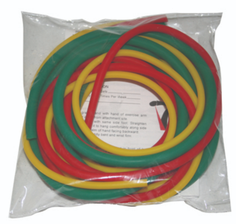 Load image into Gallery viewer, CanDo Latex 3 Piece Low Powder Resistive Exercise Pep Pack