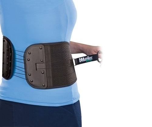 Mueller Adjustable Back and Abdominal Support Black Fits 32