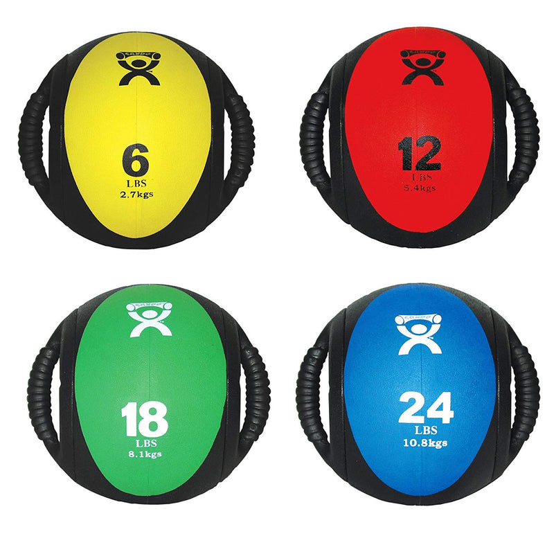 Load image into Gallery viewer, CanDo® Dual Handle Medicine Balls
