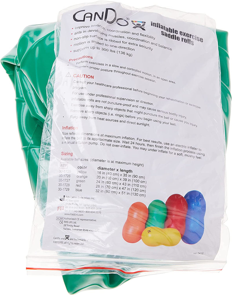 Load image into Gallery viewer, CanDo® Inflatable Exercise Saddle Rolls