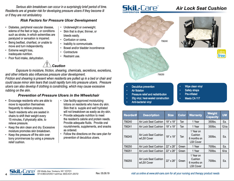 Load image into Gallery viewer, SkiL-Care Air Lock Seat Cushion