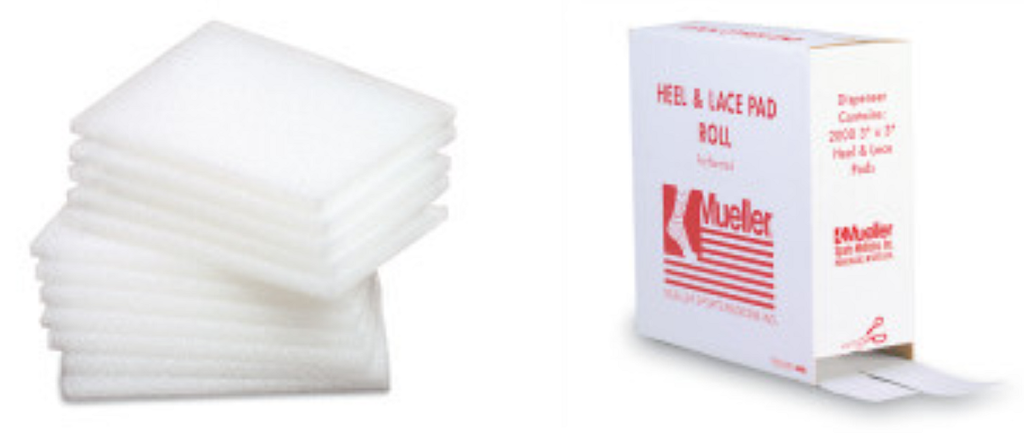Heel and lace pads outlet